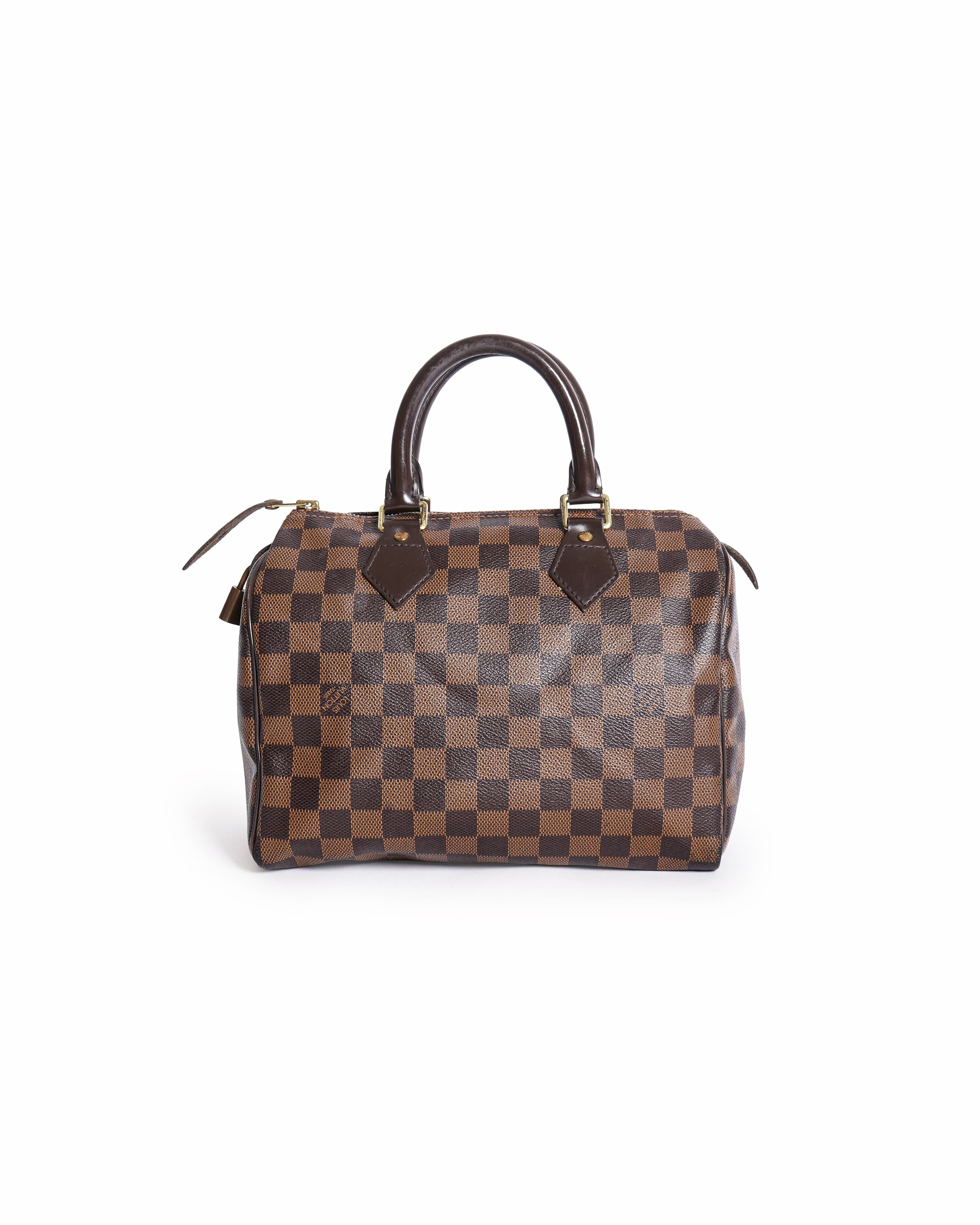 Louis Vuitton speedy 25 in damier Ébène canvas Handbag