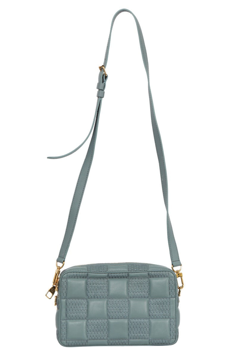 Louis Vuitton Troca Mm Damier Quilted Blue Leather Handbag