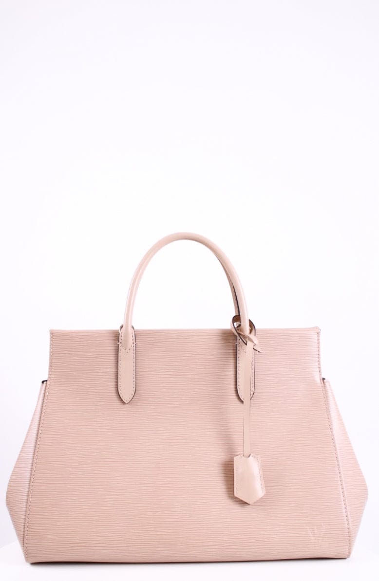 Louis Vuitton Marly MM Epi Handbag Nude