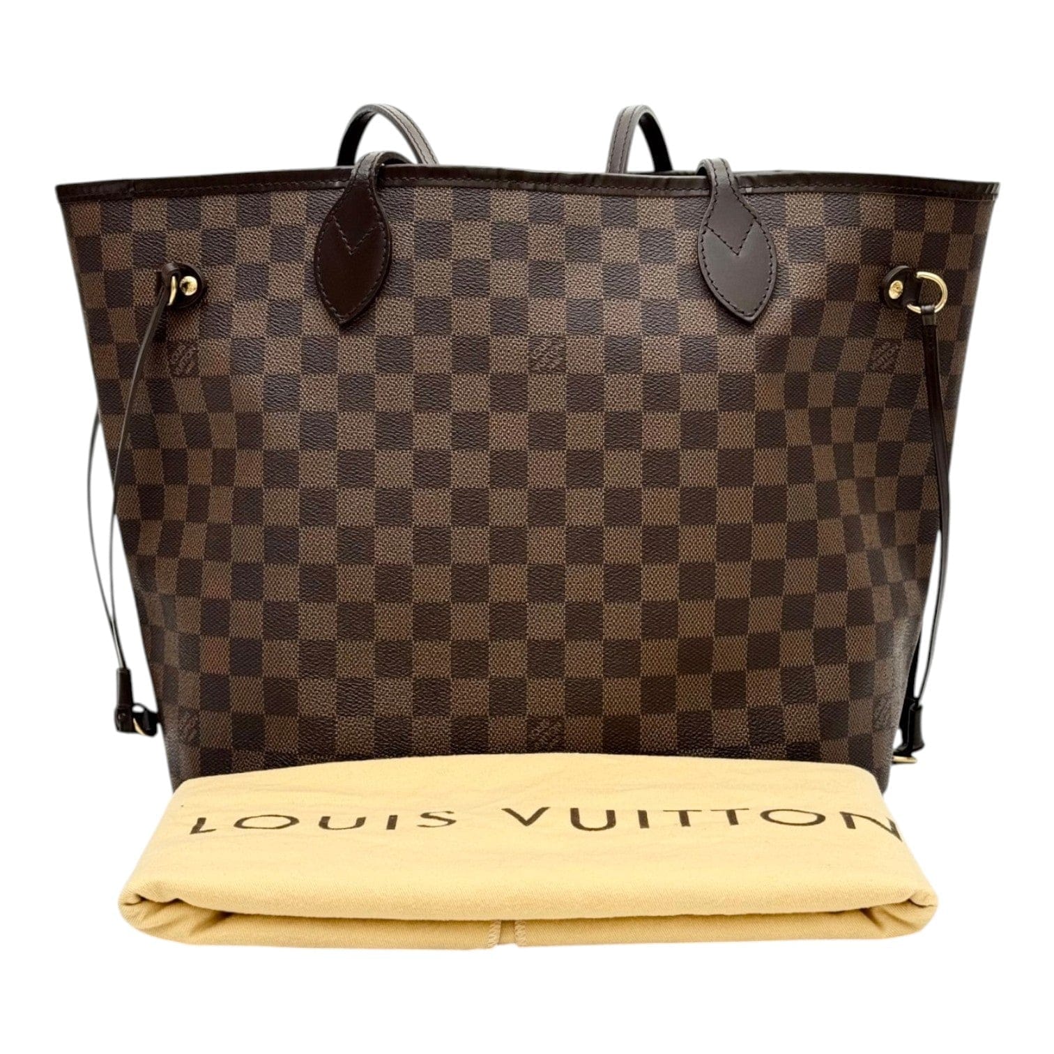 Louis Vuitton Neverfull MM 31 cm in Damier Ebene