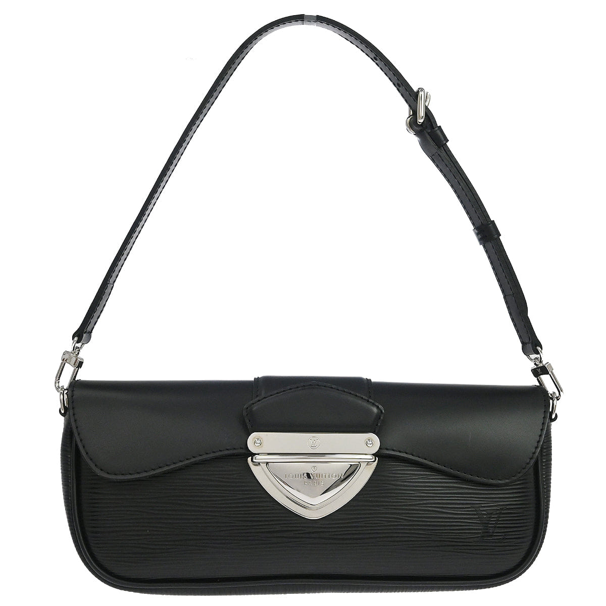 Louis Vuitton 2011 Black Epi Pochette Montaigne Handbag M59292