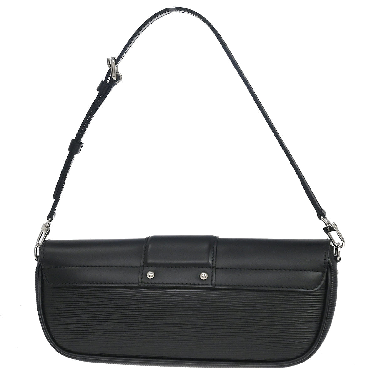 Louis Vuitton 2011 Black Epi Pochette Montaigne Handbag M59292