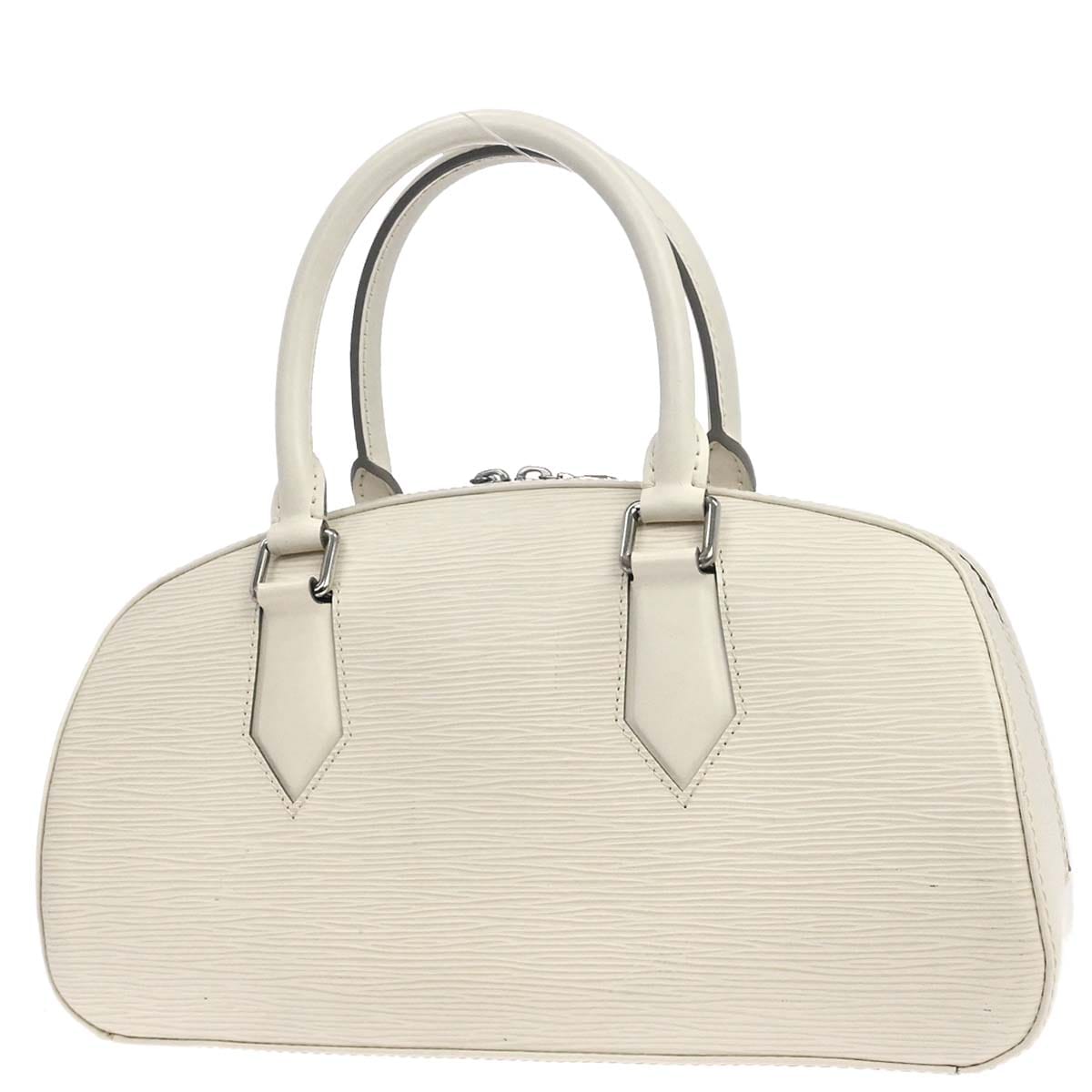 Louis Vuitton White Epi Jasmin Handbag M5208J