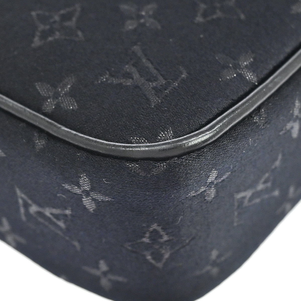 Louis Vuitton * Black Satin Pochette Conte De Fees Handbag M92275