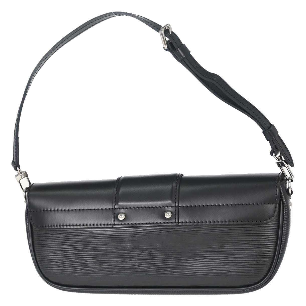 Louis Vuitton Black Epi Pochette Montaigne Handbag M59292