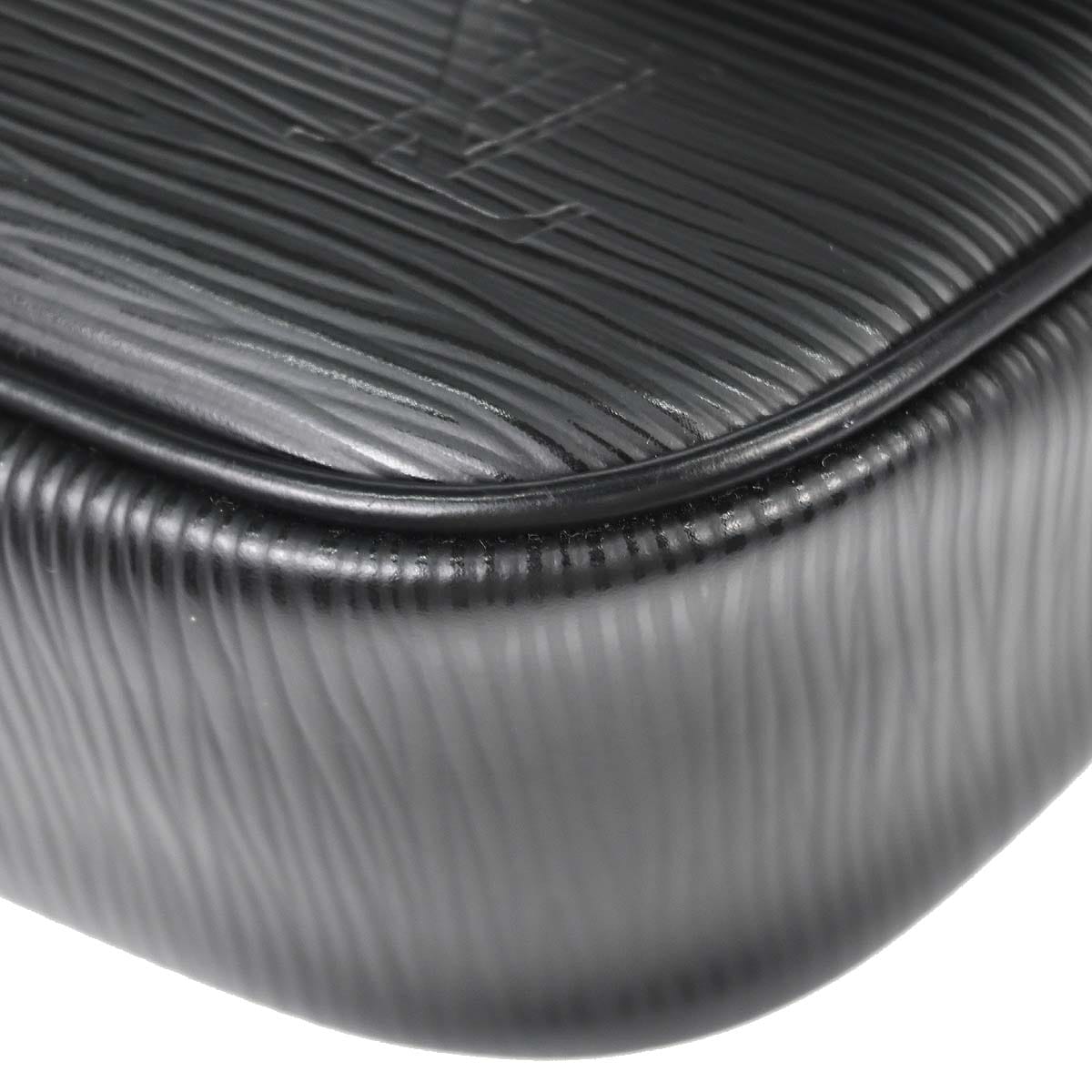 Louis Vuitton Black Epi Pochette Montaigne Handbag M59292