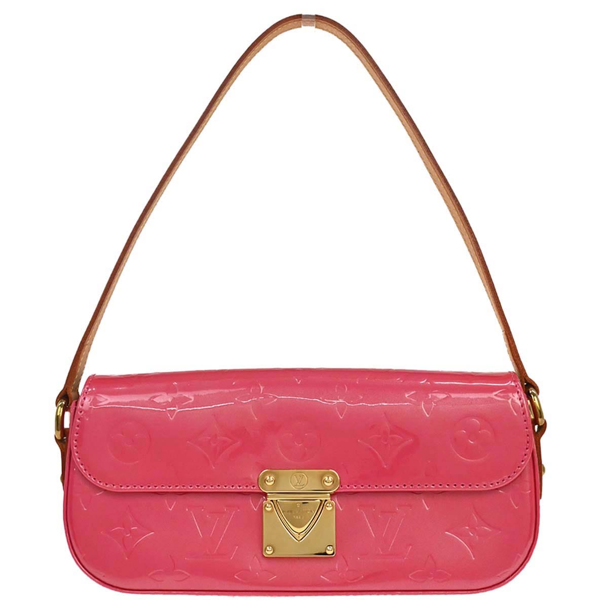 Louis Vuitton Pink Vernis Malibu Street Handbag M9150F
