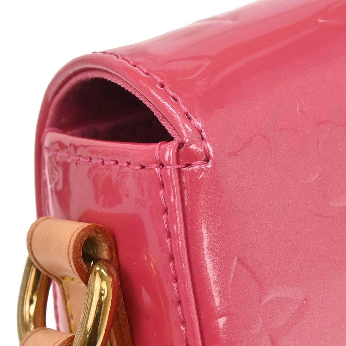 Louis Vuitton Pink Vernis Malibu Street Handbag M9150F