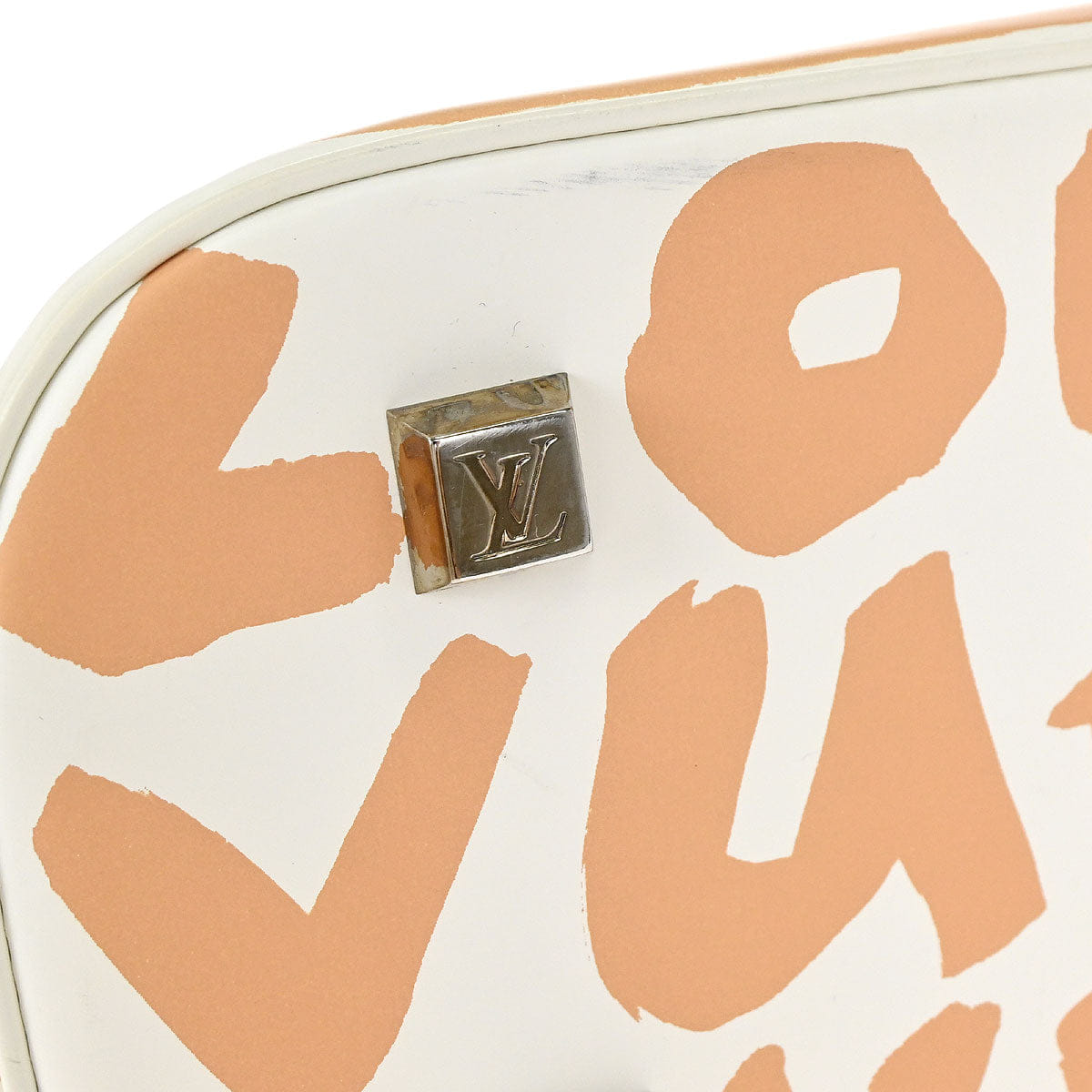 Louis Vuitton Beige Graffiti Alma Horizontal Handbag M92176