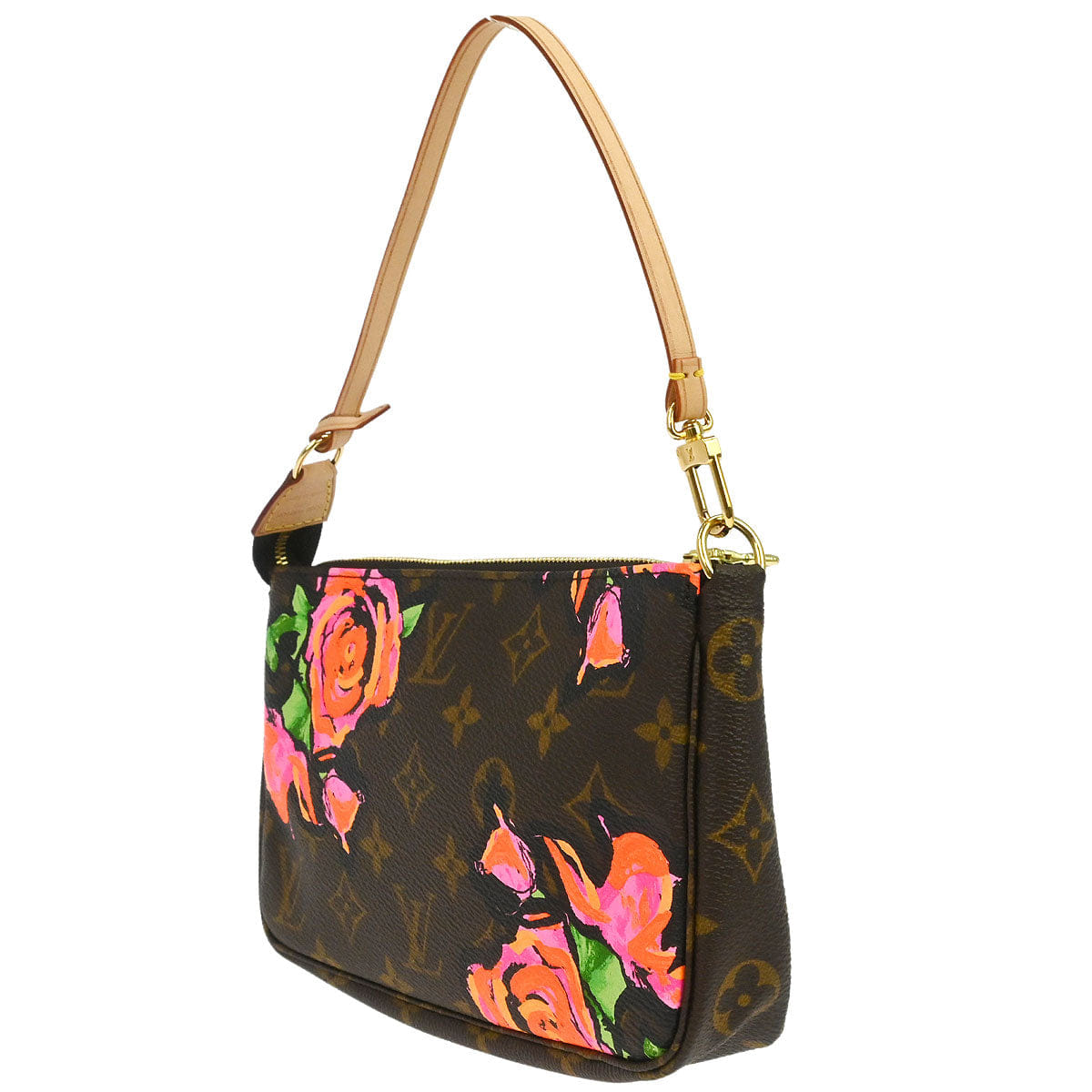 Louis Vuitton Monogram Rose Pochette Accessoires Handbag M48615