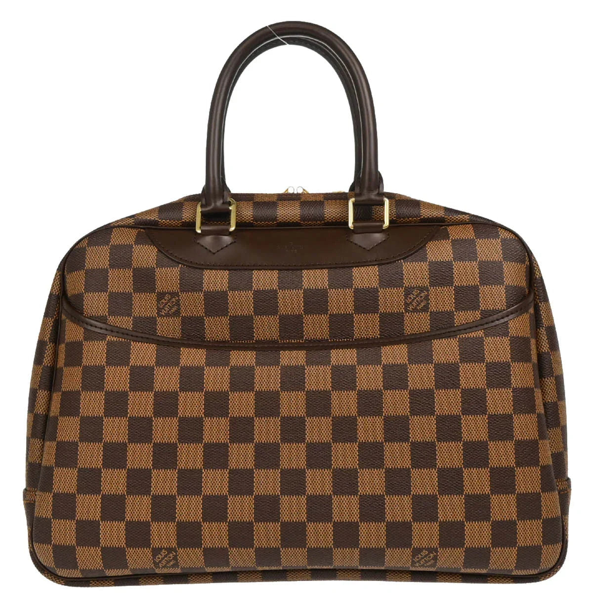 Louis Vuitton 2004 Damier Deauville Bowling Vanity Handbag N47272