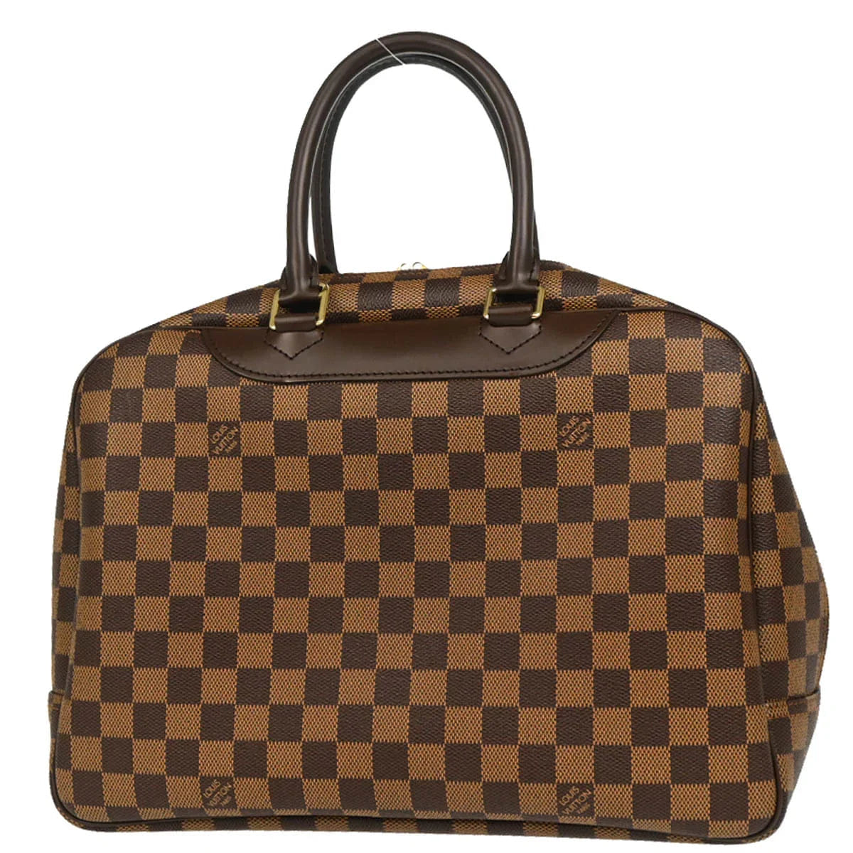 Louis Vuitton 2004 Damier Deauville Bowling Vanity Handbag N47272