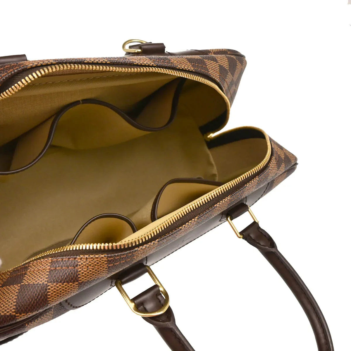 Louis Vuitton 2004 Damier Deauville Bowling Vanity Handbag N47272