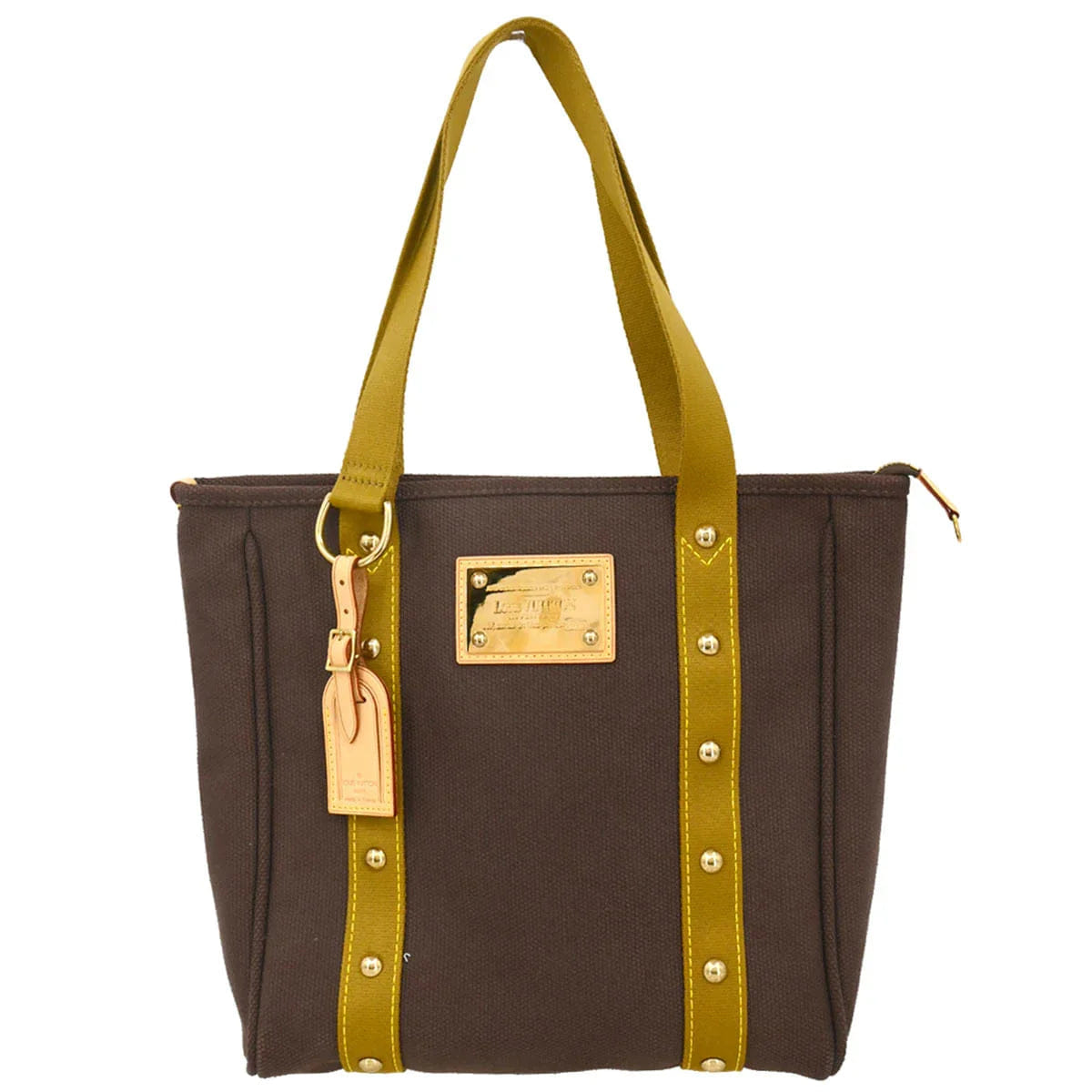 Louis Vuitton 2006 Brown Antigua Cabas MM Tote Bag M40086