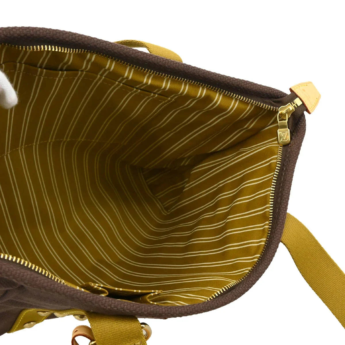Louis Vuitton 2006 Brown Antigua Cabas MM Tote Bag M40086