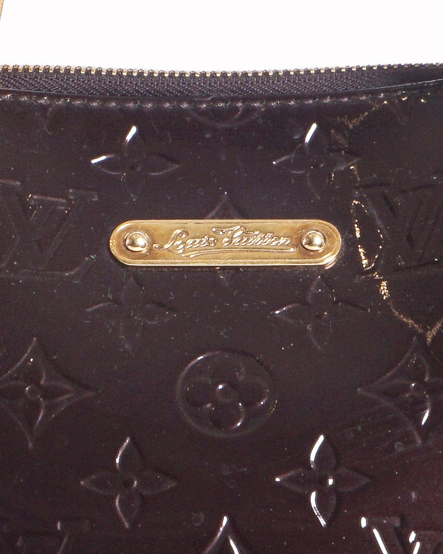 Louis Vuitton Amarante Monogram Vernis Bellevue PM Tote Bag