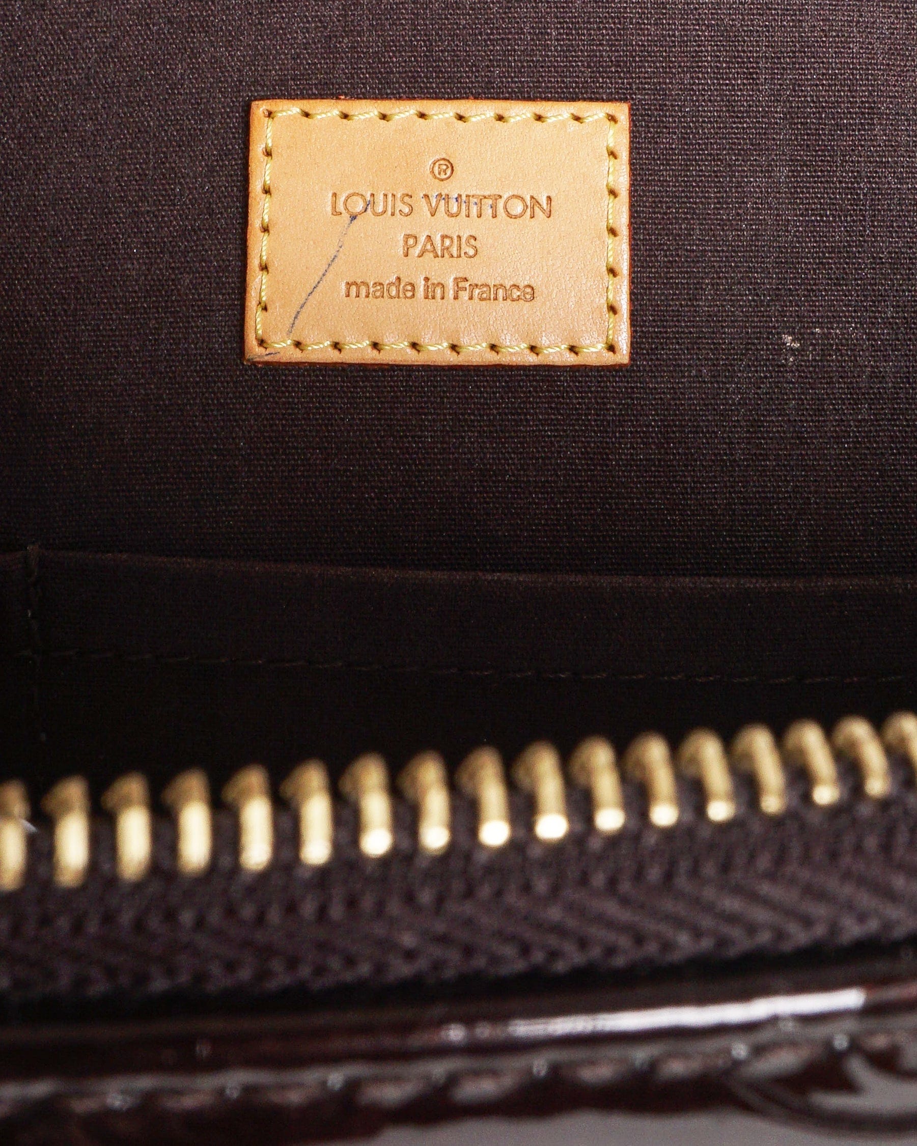 Louis Vuitton Amarante Monogram Vernis Bellevue PM Tote Bag