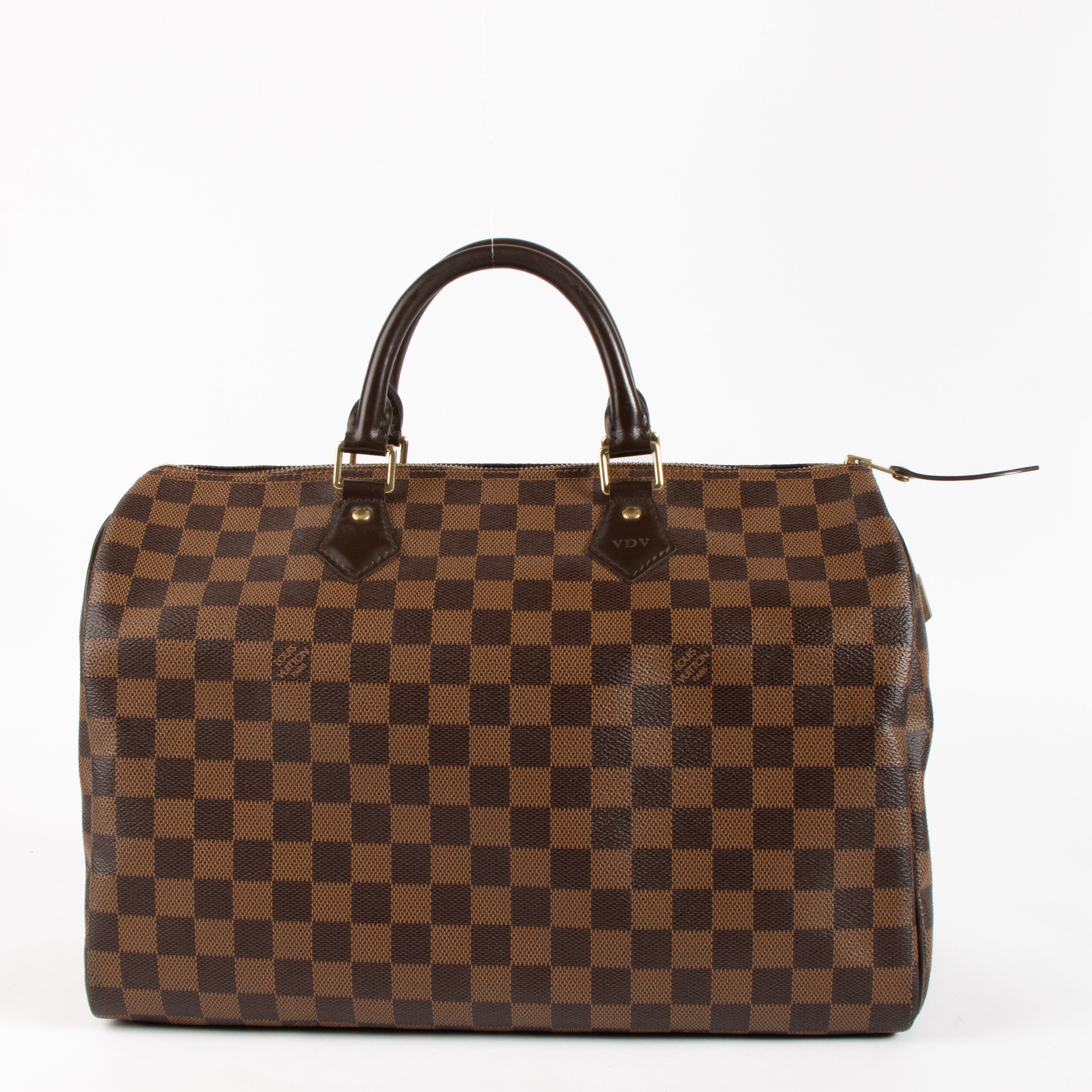 Louis Vuitton Damier Ebene Speedy 35 Bag