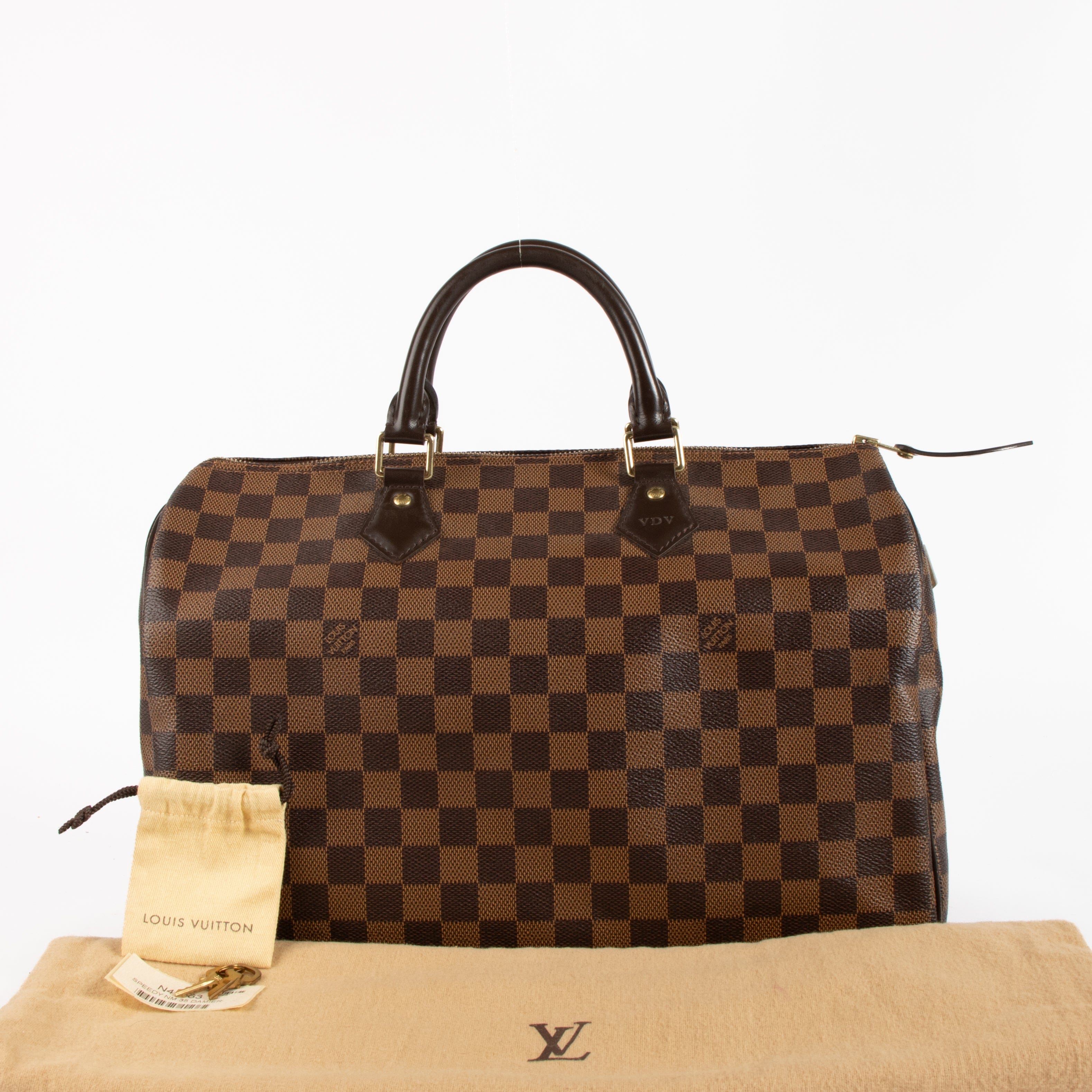 Louis Vuitton Damier Ebene Speedy 35 Bag