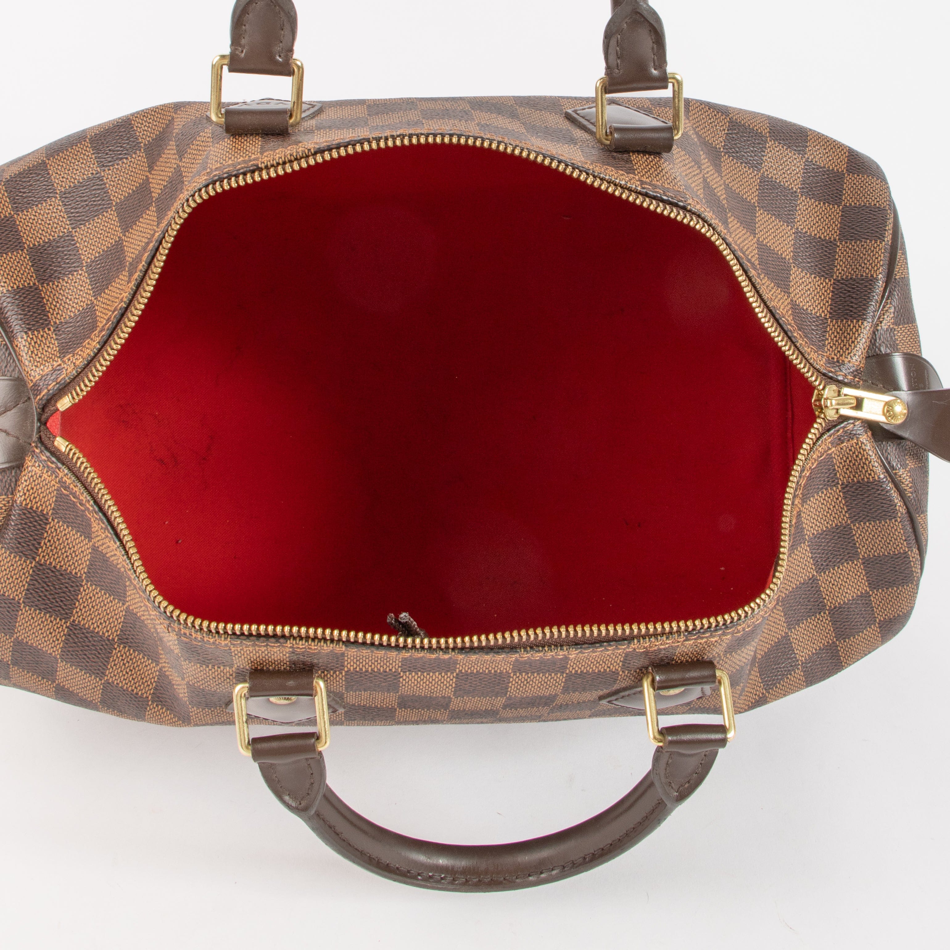 Louis Vuitton Damier Ebene Speedy 35 Bag