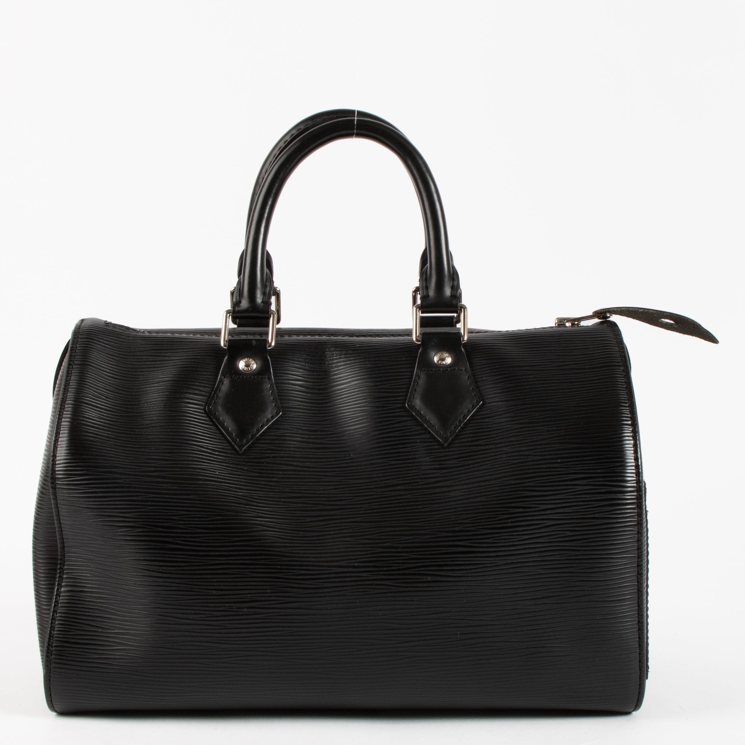 Louis Vuitton Black Epi Leather Speedy 25 Bag