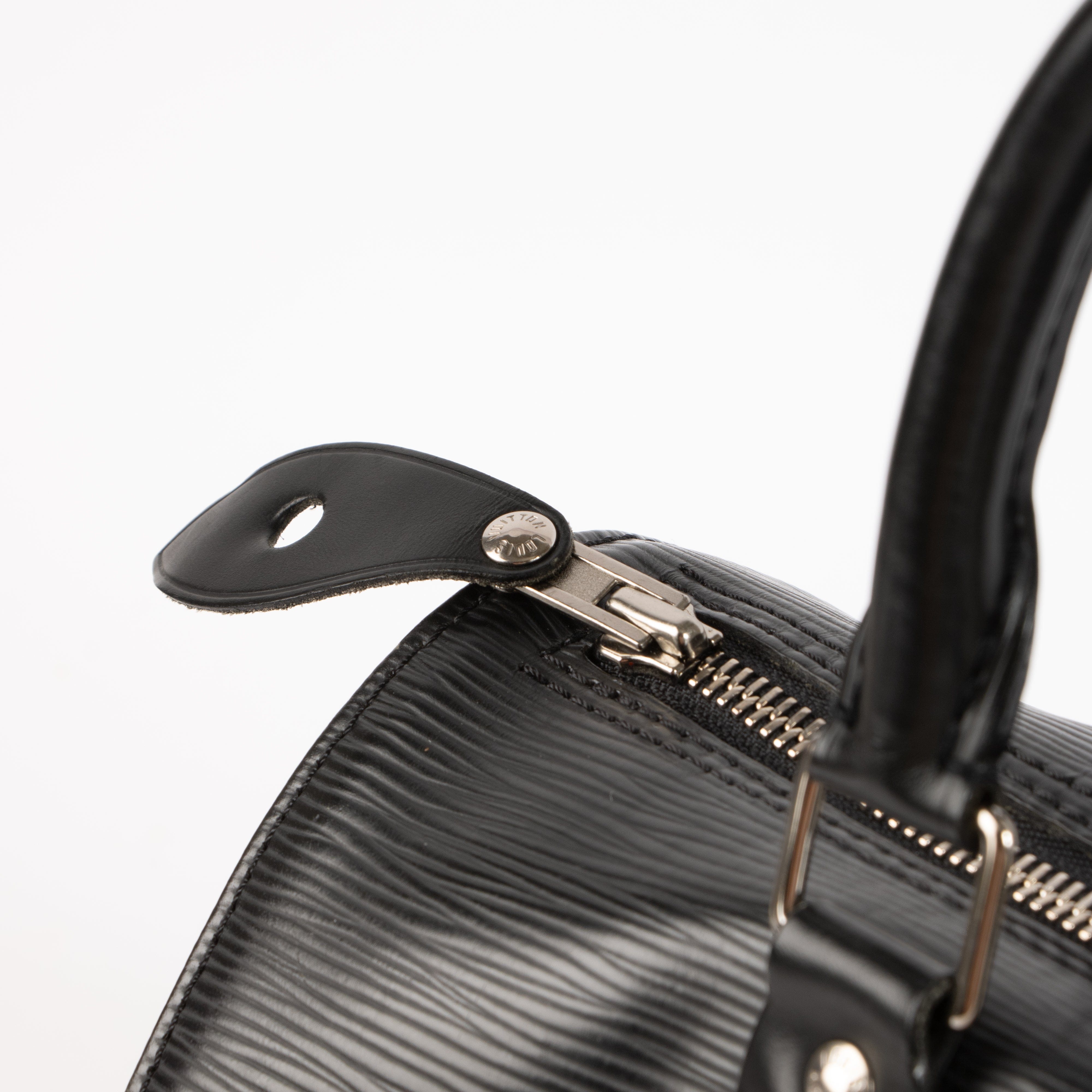 Louis Vuitton Black Epi Leather Speedy 25 Bag