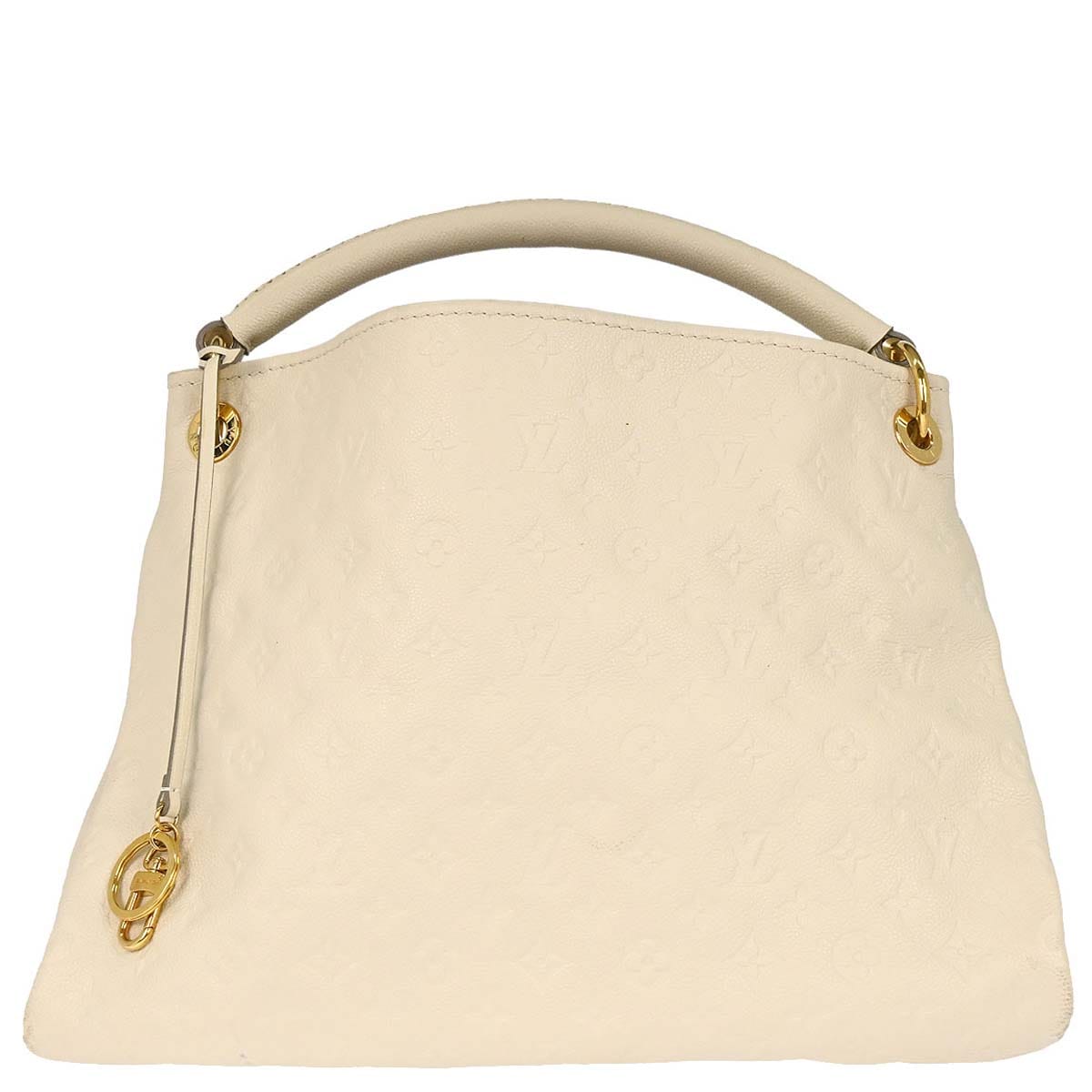 Louis Vuitton 2012 White Monogram Empreinte Artsy MM Handbag M93449