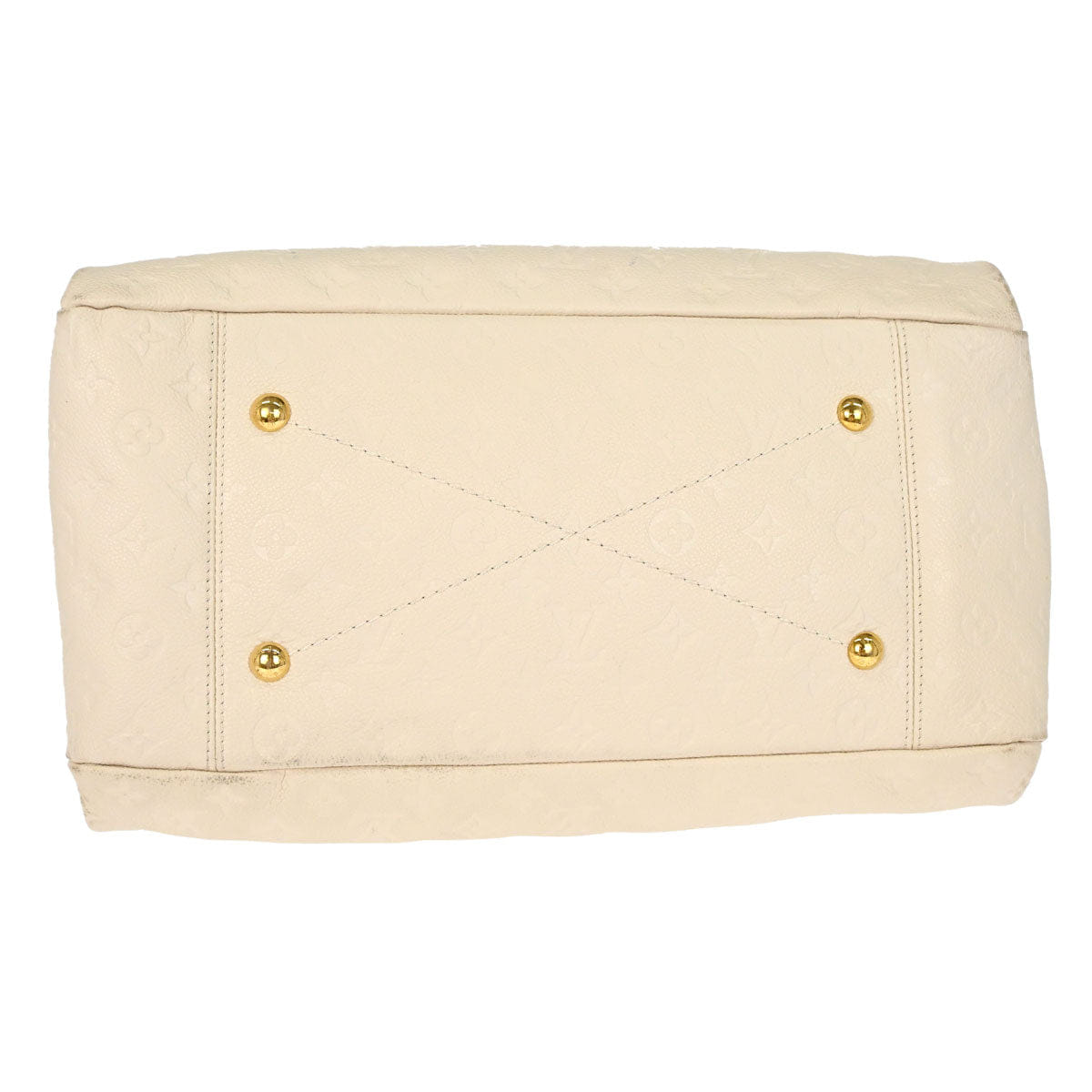 Louis Vuitton 2012 White Monogram Empreinte Artsy MM Handbag M93449