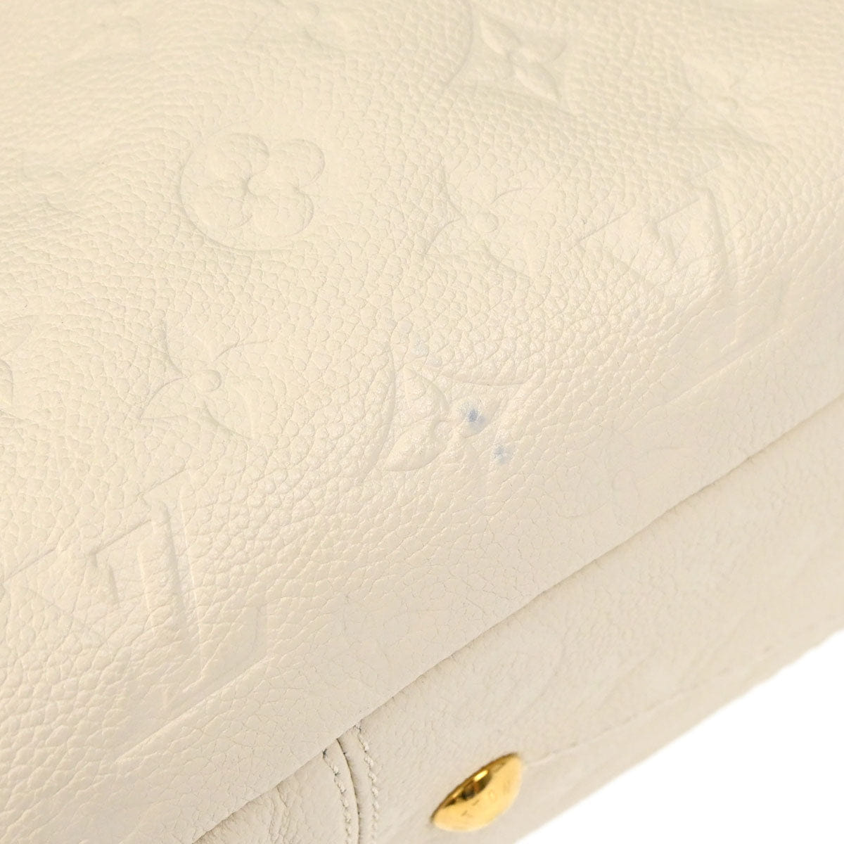 Louis Vuitton 2012 White Monogram Empreinte Artsy MM Handbag M93449