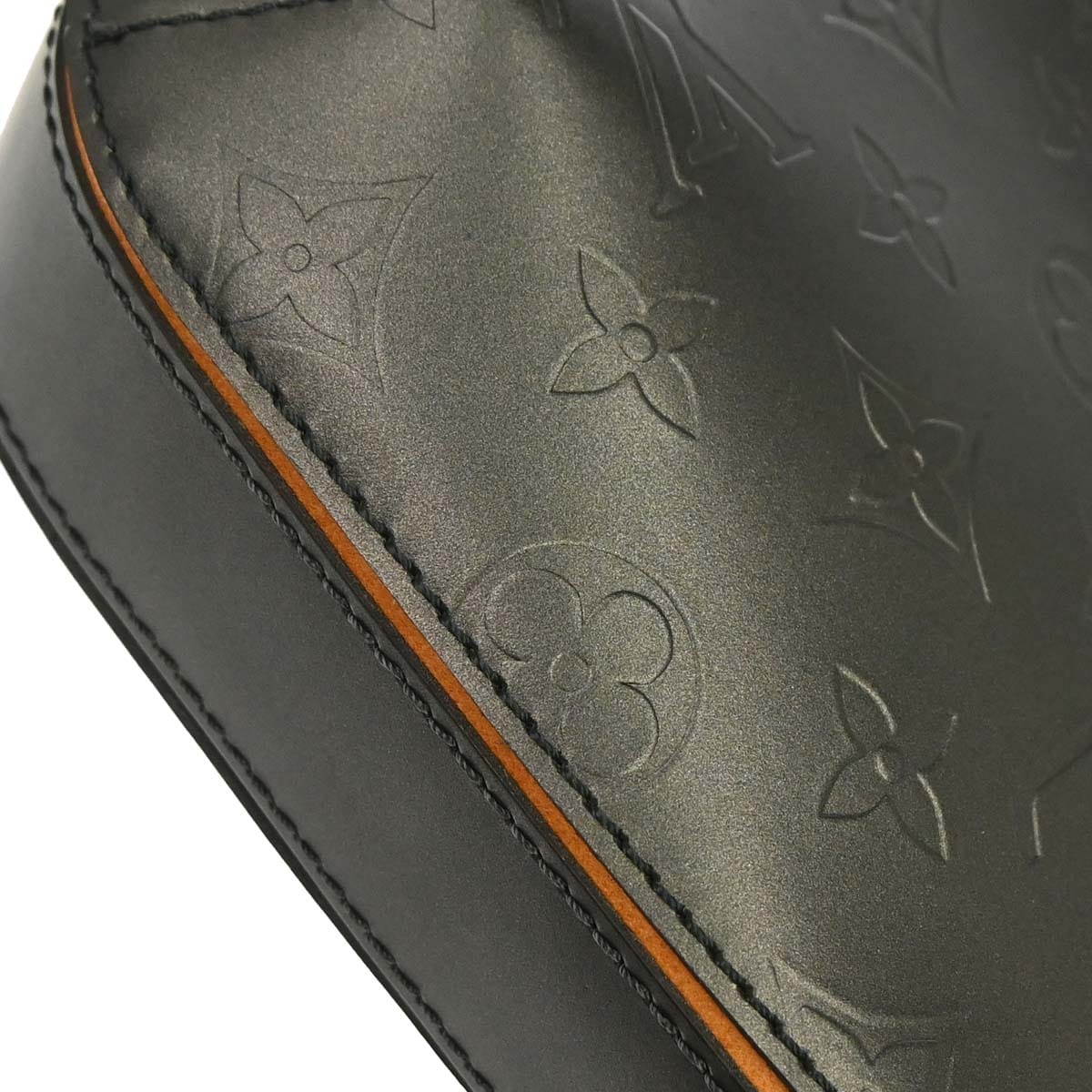 Louis Vuitton Black Monogram Mat Fowler Handbag M55142