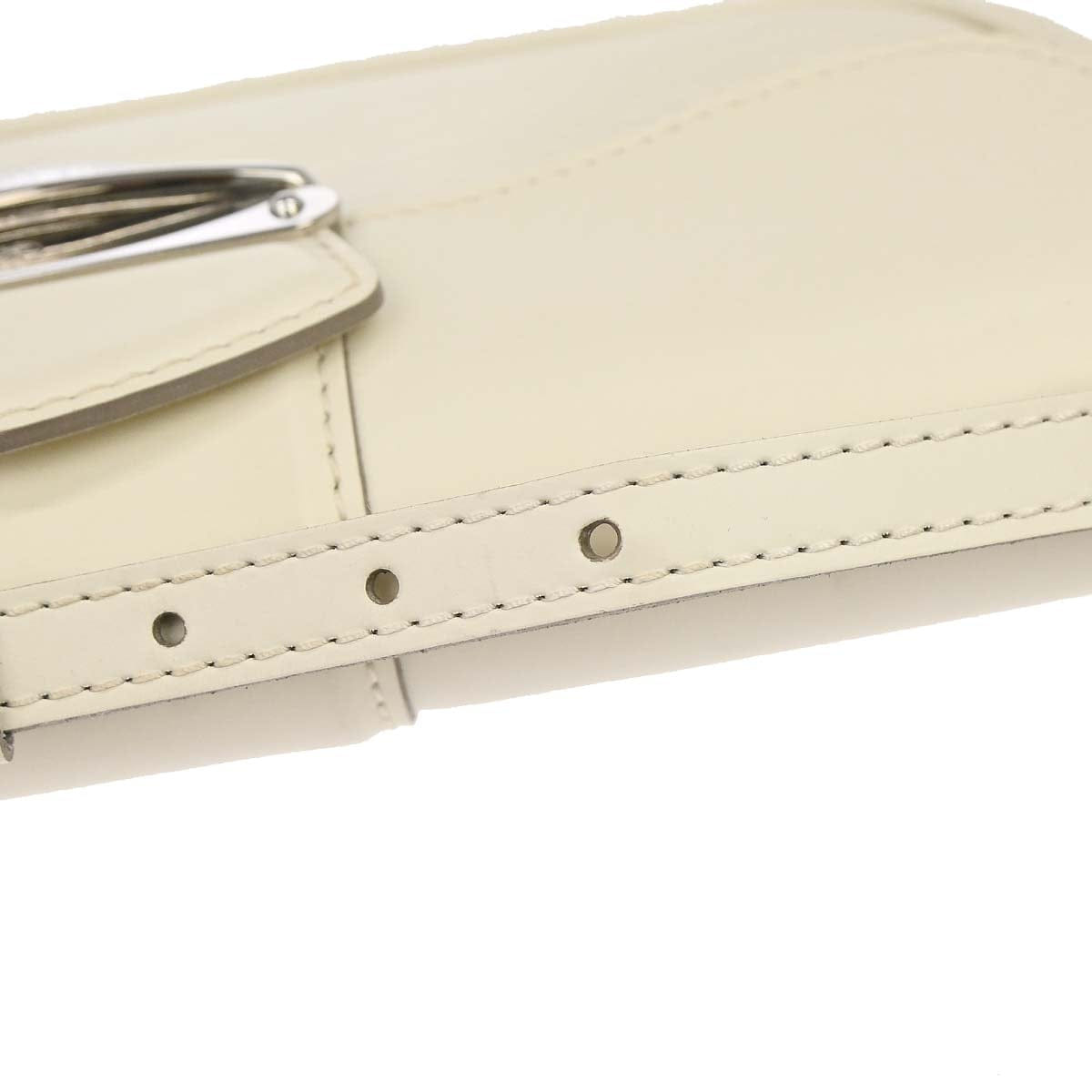 Louis Vuitton 2011 White Epi Pochette Montaigne Handbag M5929J