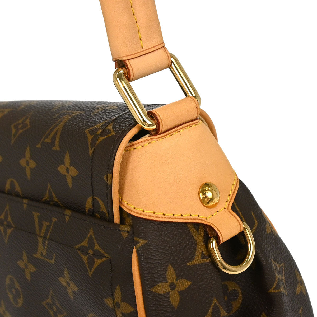 Louis Vuitton 2008 Brown Monogram Beverly MM Handbag M40121