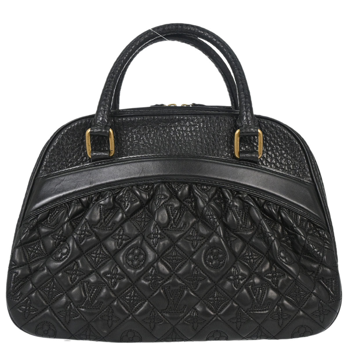Louis Vuitton 2005 Black Monogram Vienna Mitzi Handbag M95101