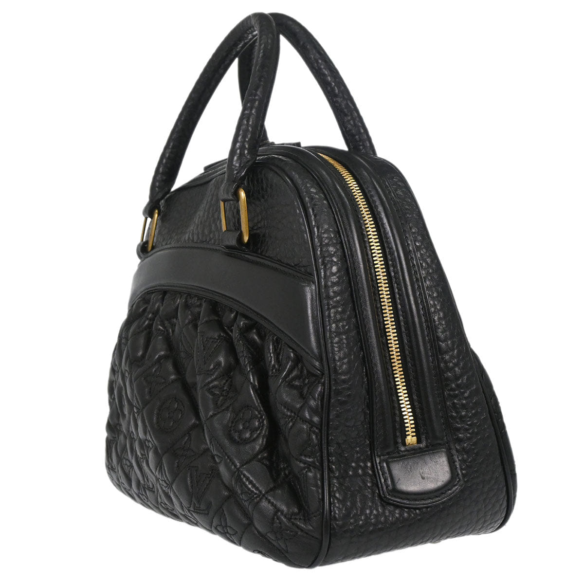 Louis Vuitton 2005 Black Monogram Vienna Mitzi Handbag M95101