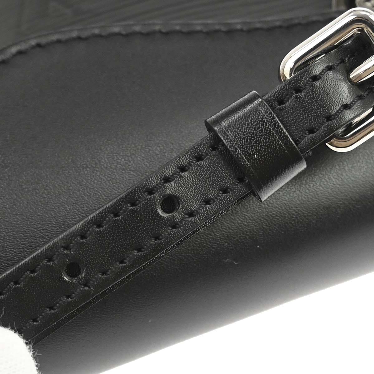 Louis Vuitton 2007 Black Epi Pochette Montaigne Handbag M59292