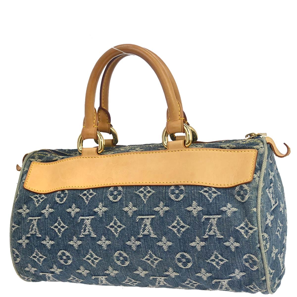 Louis Vuitton 2005 Blue Monogram Denim Neo Speedy Handbag M95019