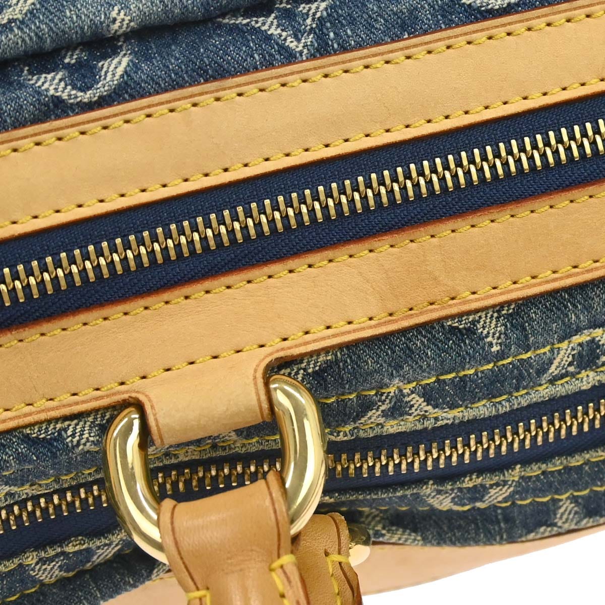 Louis Vuitton 2005 Blue Monogram Denim Neo Speedy Handbag M95019