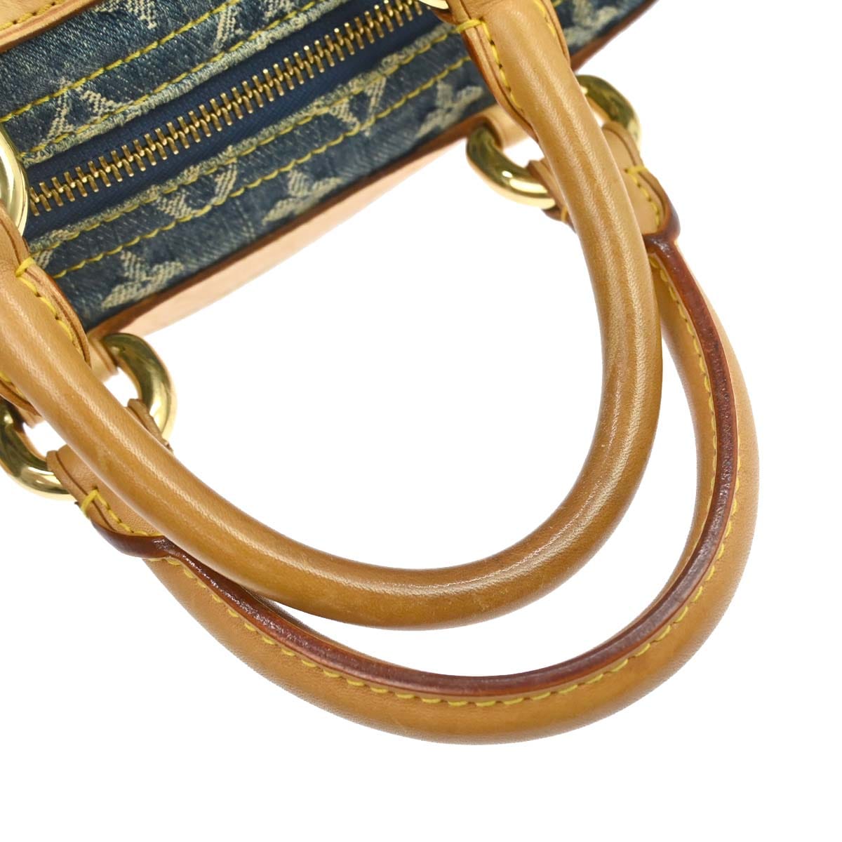 Louis Vuitton 2005 Blue Monogram Denim Neo Speedy Handbag M95019