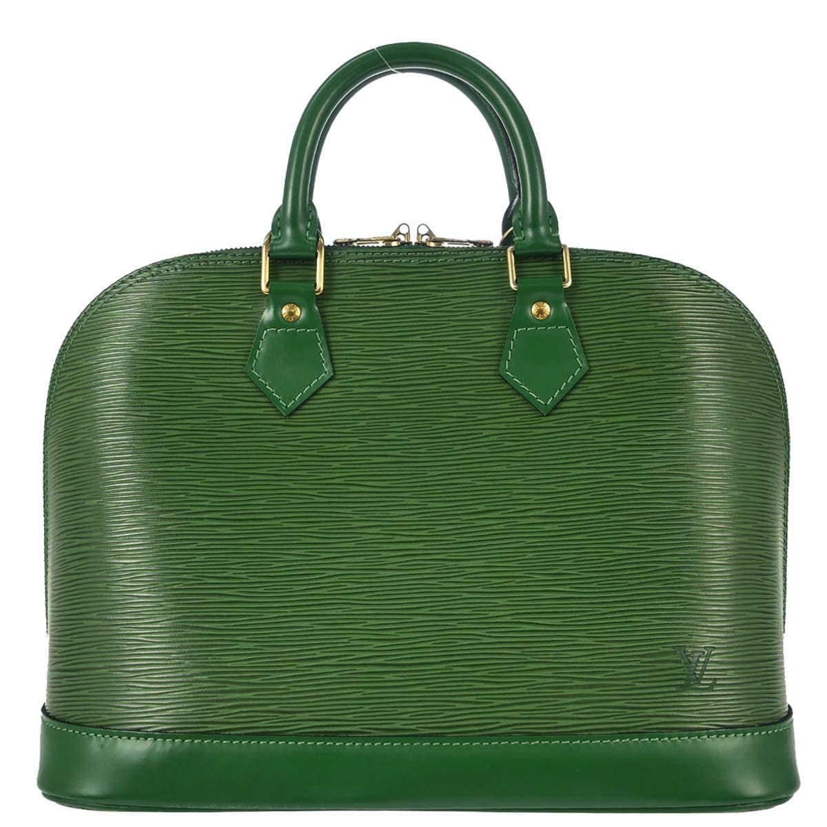 Louis Vuitton 1997 Green Epi Alma Handbag M52144