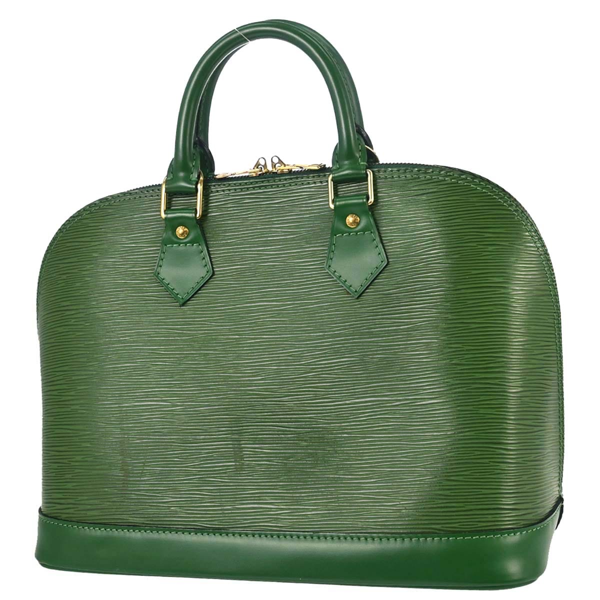 Louis Vuitton 1997 Green Epi Alma Handbag M52144