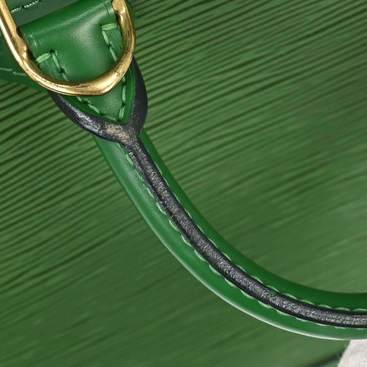 Louis Vuitton 1997 Green Epi Alma Handbag M52144