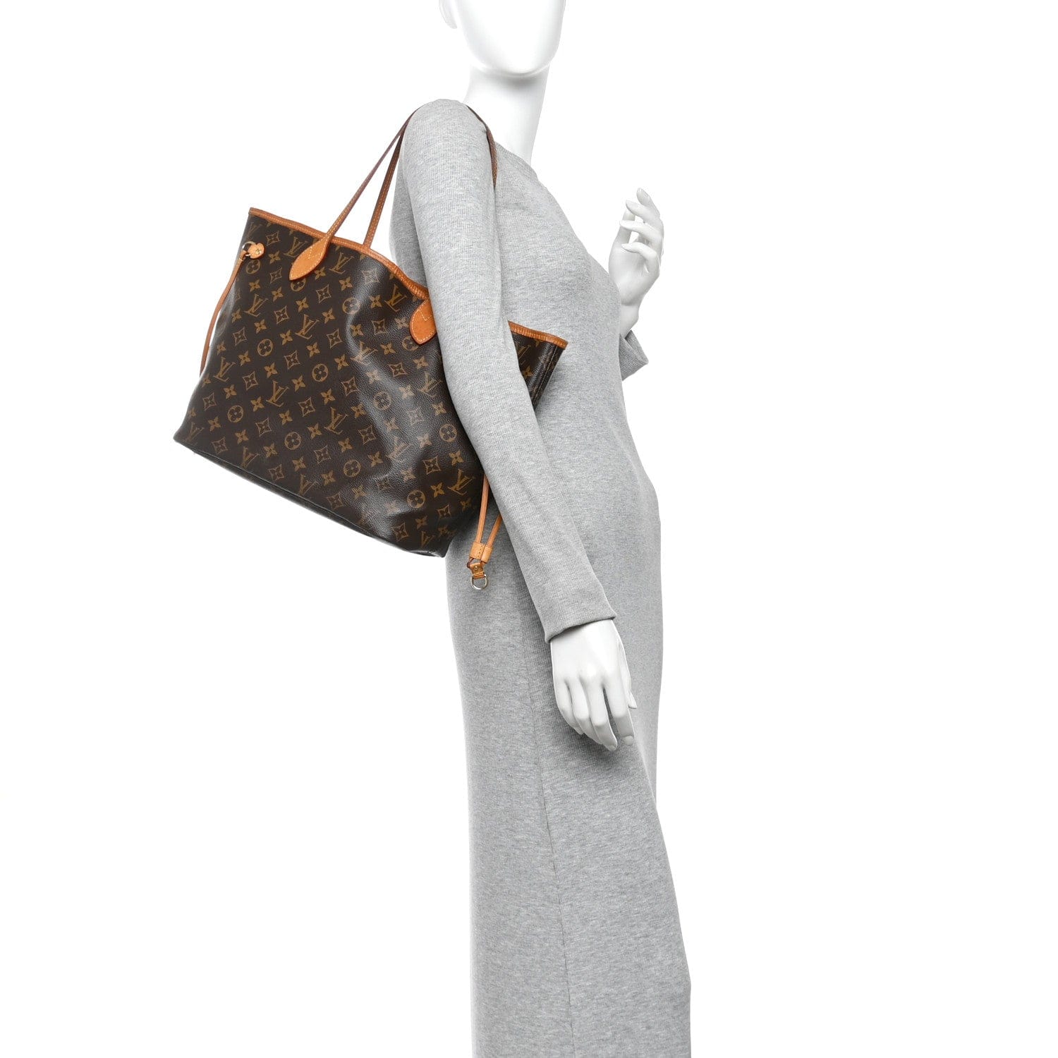 Louis Vuitton Monogram Neo Neverfull MM Rose Ballerine