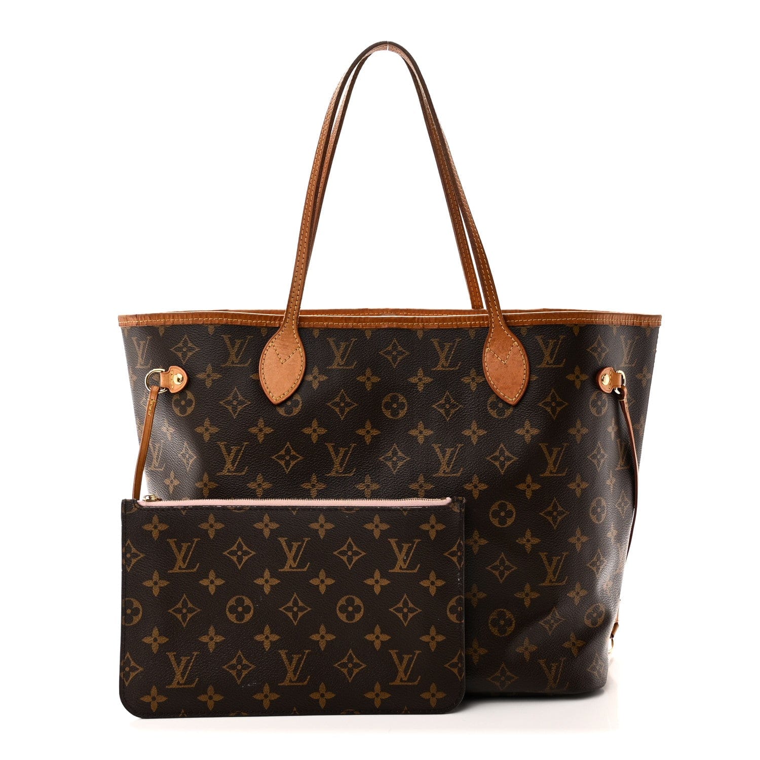 Louis Vuitton Monogram Neo Neverfull MM Rose Ballerine