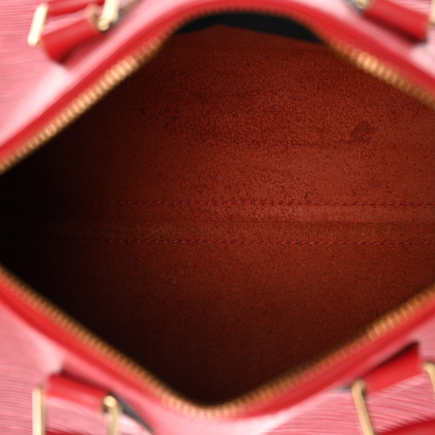 Louis Vuitton Epi Speedy 25 Castillan Red