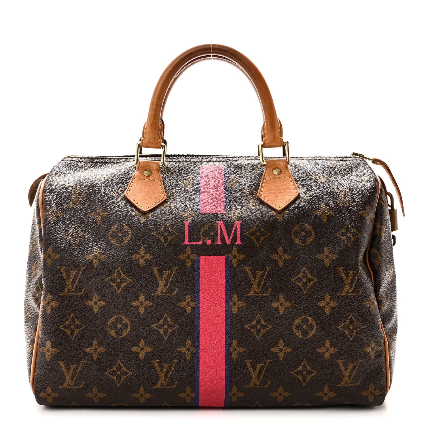 Louis Vuitton Monogram My LV Heritage Speedy 30 Fuchsia Violet