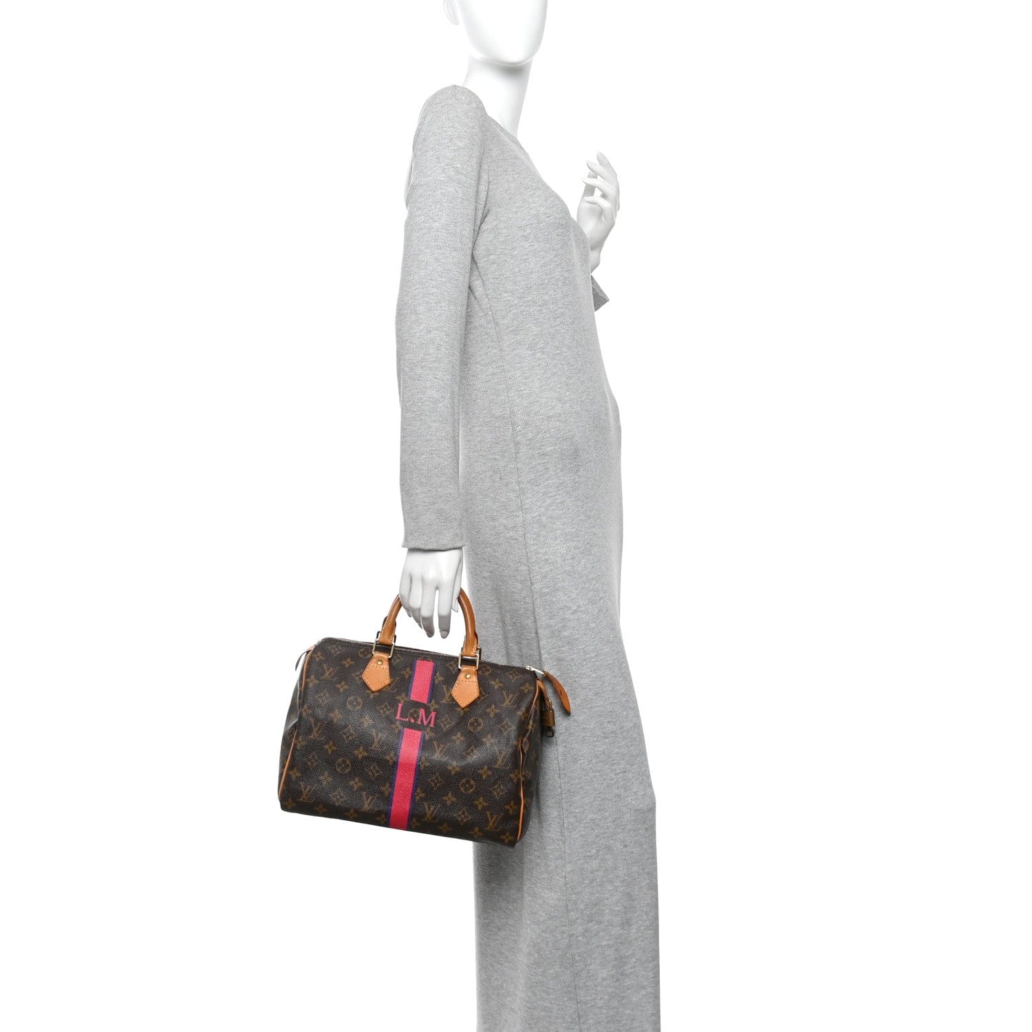 Louis Vuitton Monogram My LV Heritage Speedy 30 Fuchsia Violet