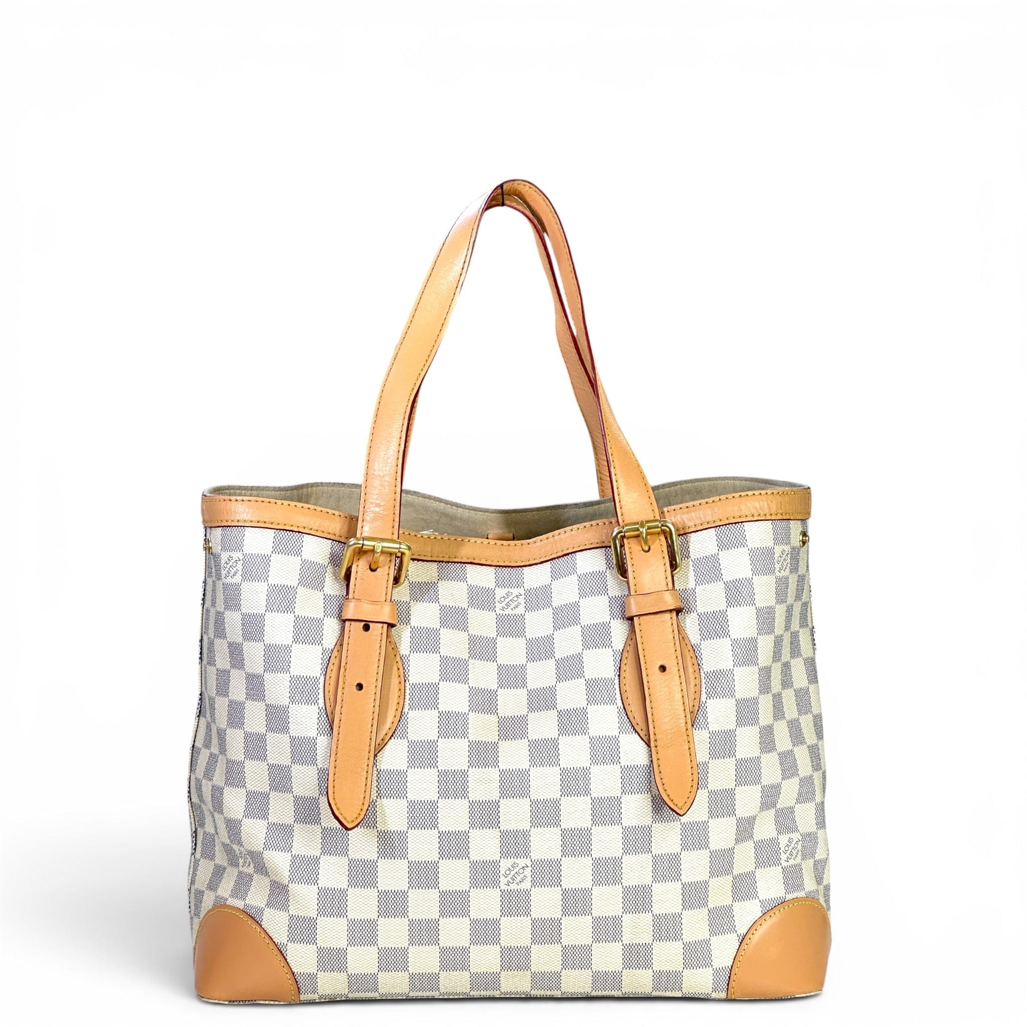 Louis Vuitton Damier Azur Hampstead MM Tote Bag