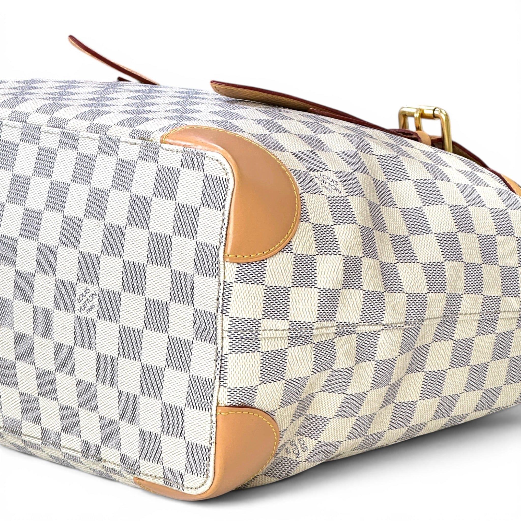 Louis Vuitton Damier Azur Hampstead MM Tote Bag
