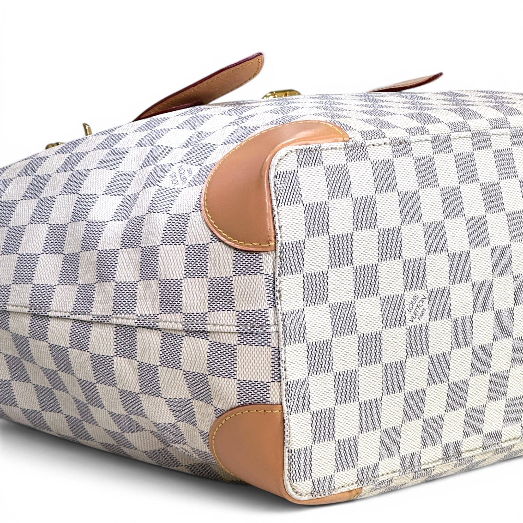 Louis Vuitton Damier Azur Hampstead MM Tote Bag