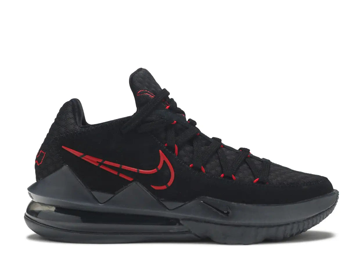 Nike LeBron 17 Low Black Red Dark Grey